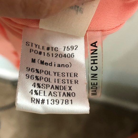 Tea & Cup neon pink dress with Scalloped hem - Picture 5 of 5